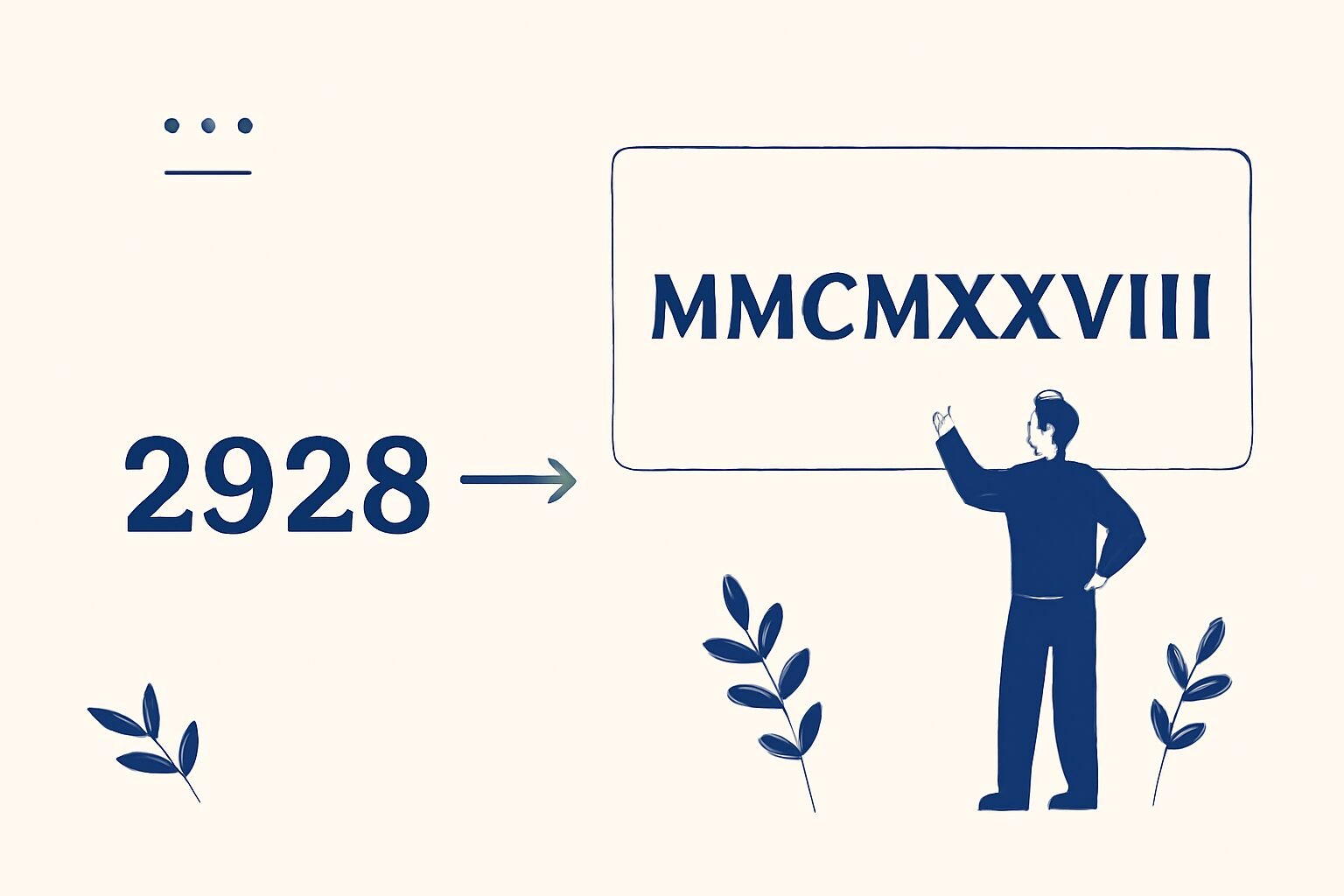 Roman Numerals: 2928