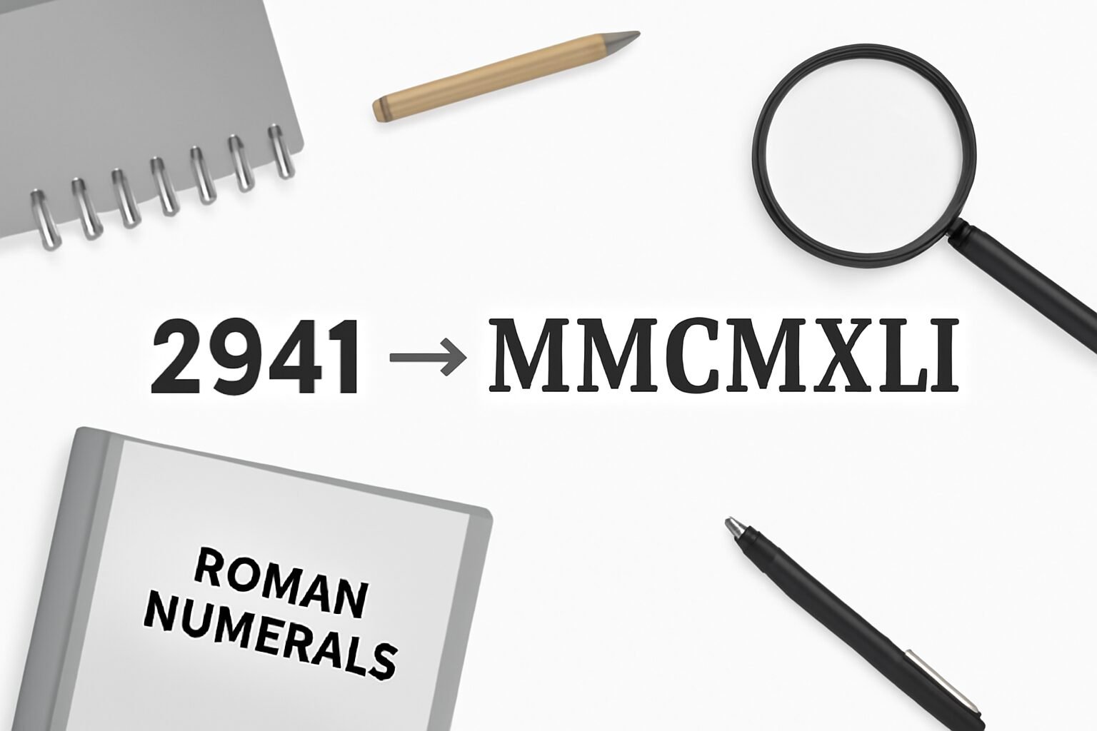 Roman Numerals: 2941