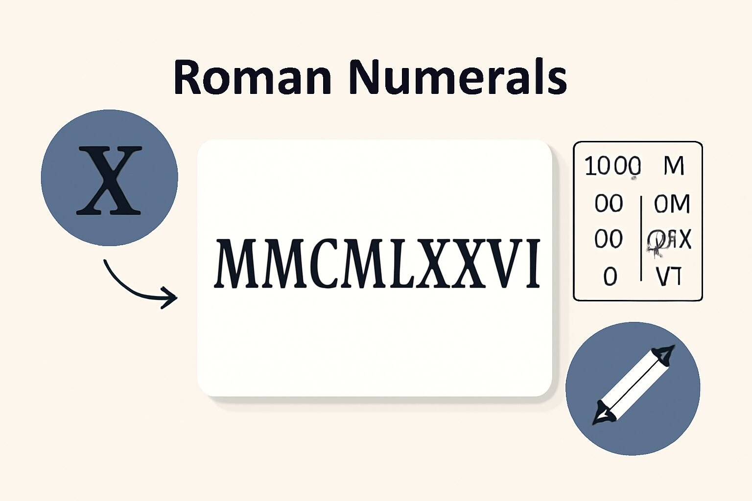 Roman Numerals: 2976