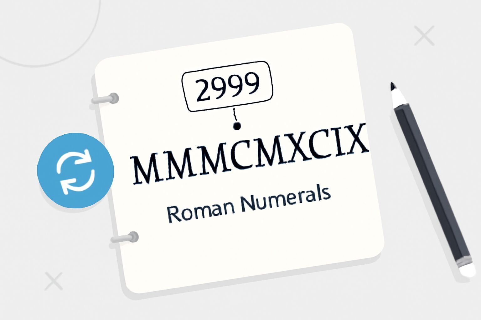 Roman Numerals: 2999