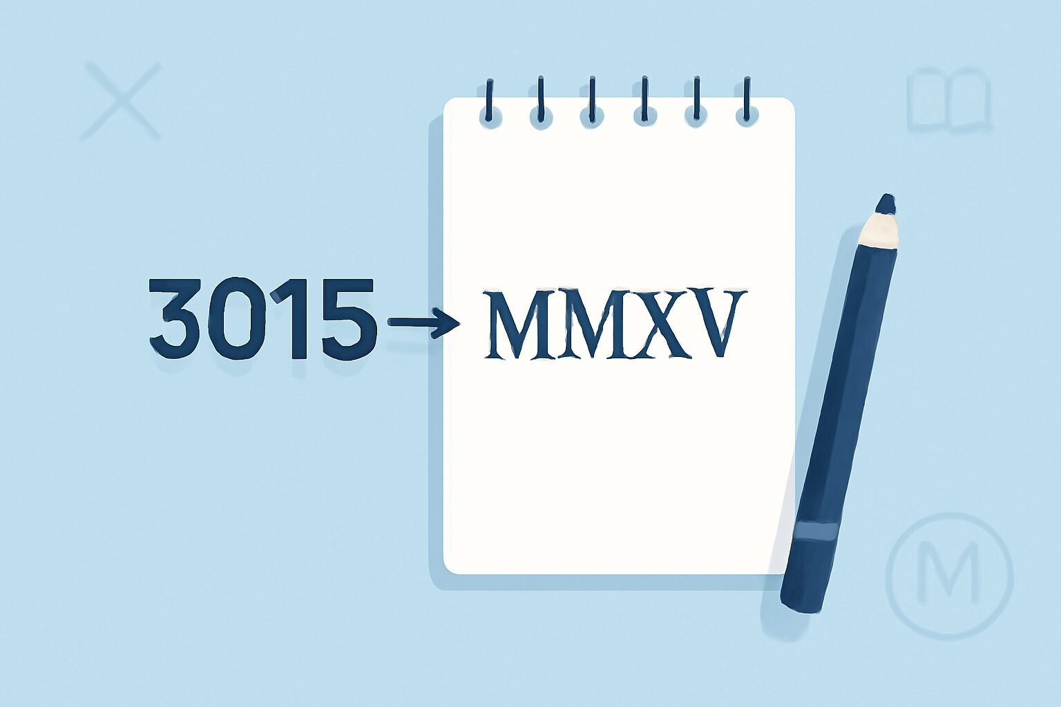 Roman Numerals: 3015