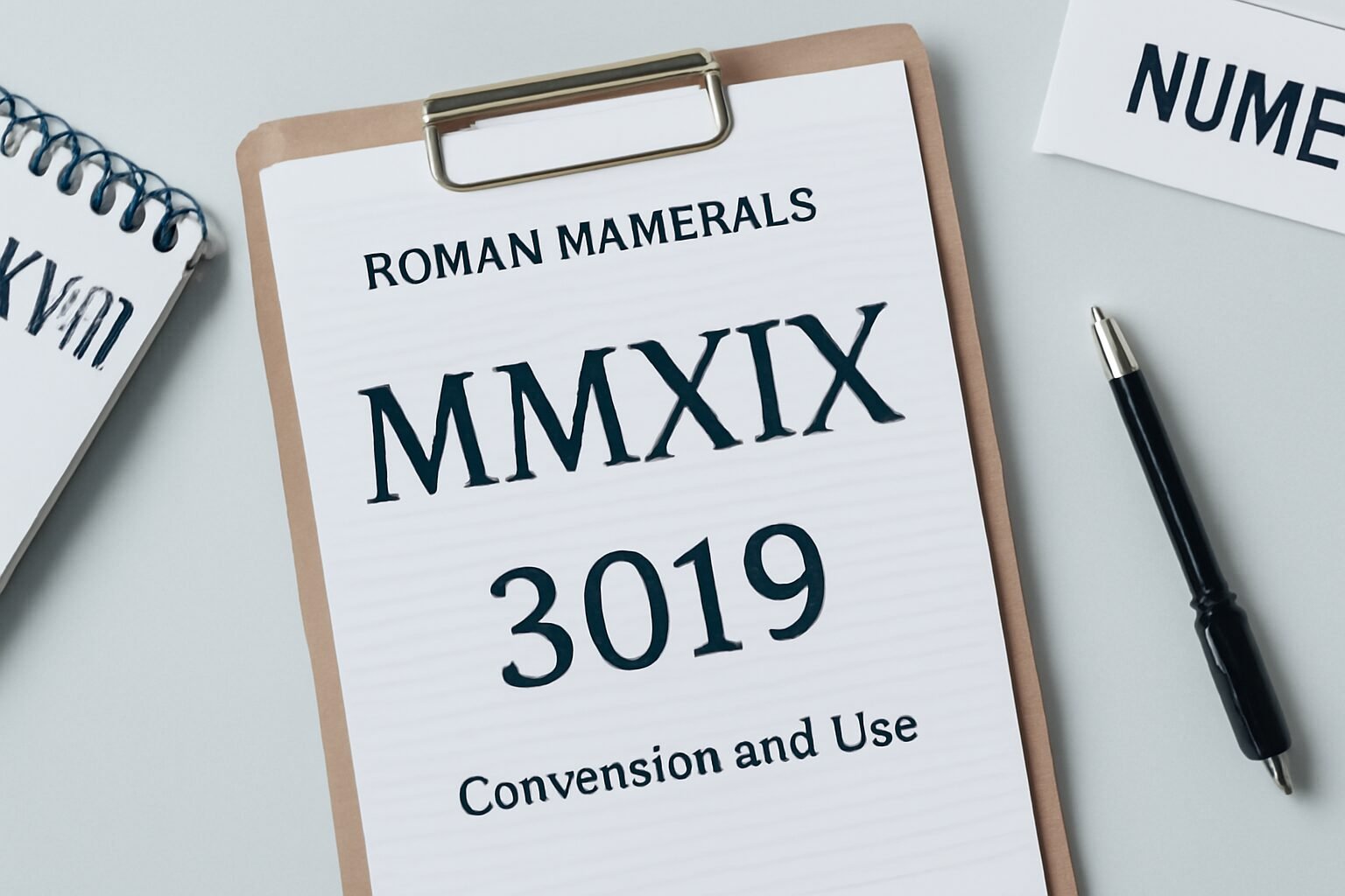 Roman Numerals: 3019