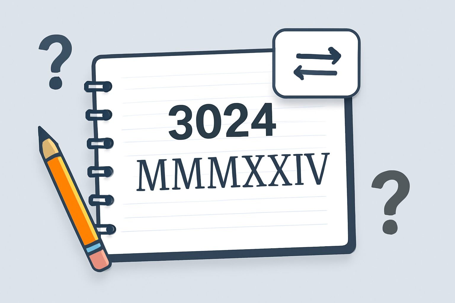 Roman Numerals: 3024