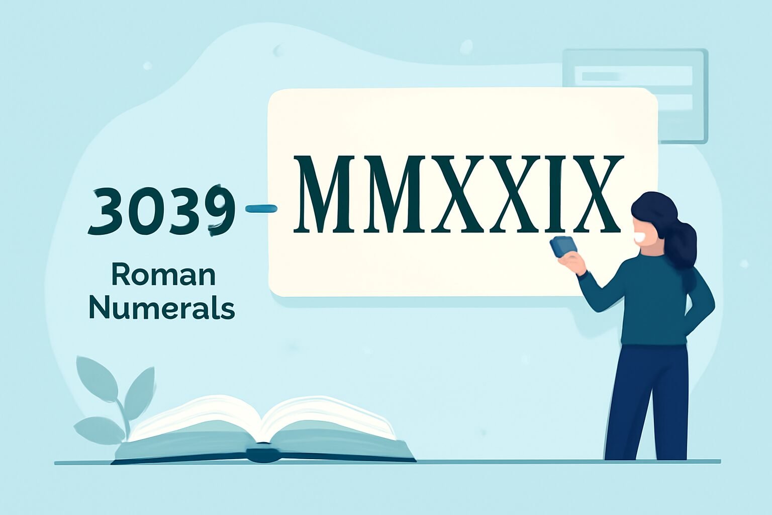 Roman Numerals: 3039