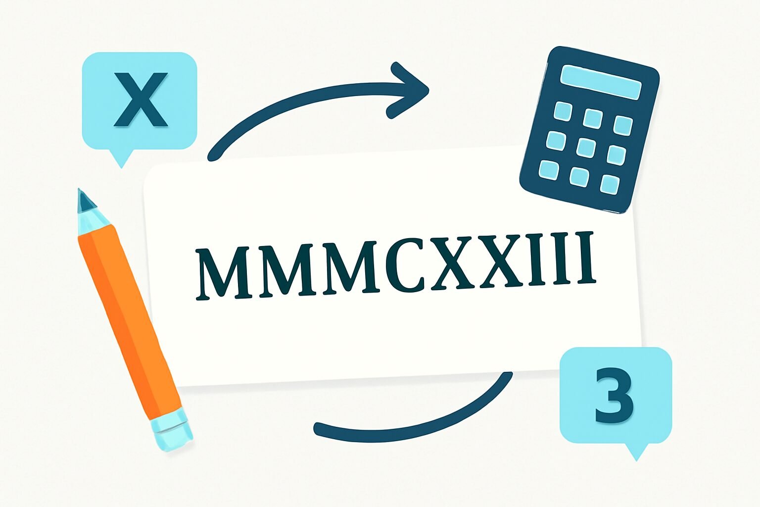 Roman Numerals: 3123