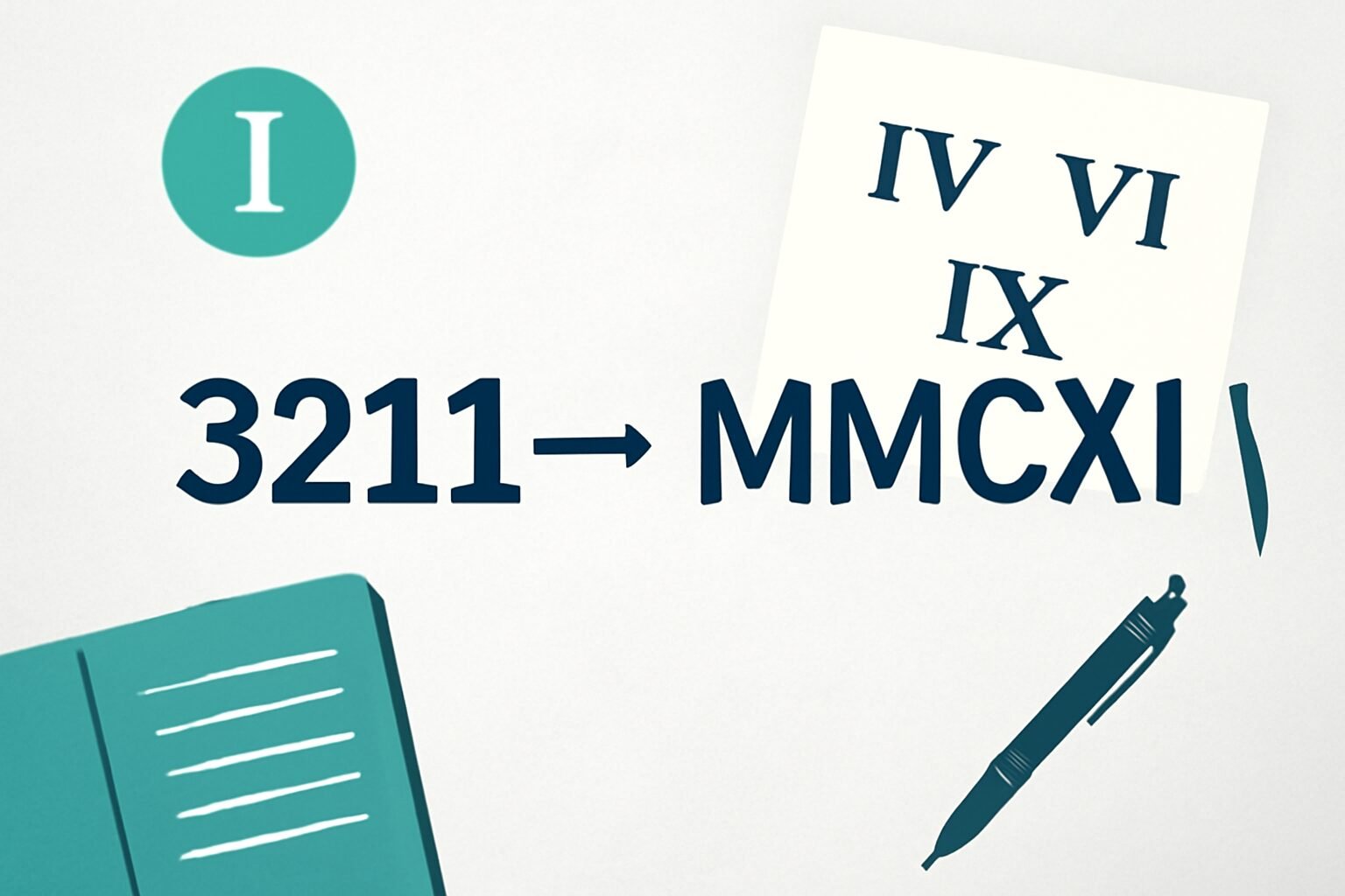 Roman Numerals: 3211