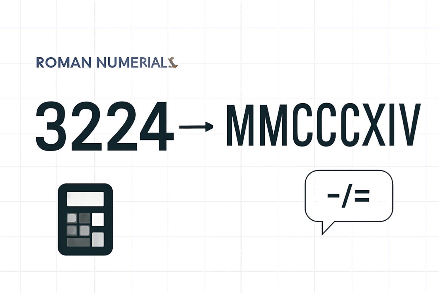 Roman Numerals: 3224