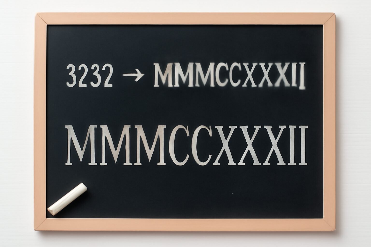 Roman Numerals: 3232