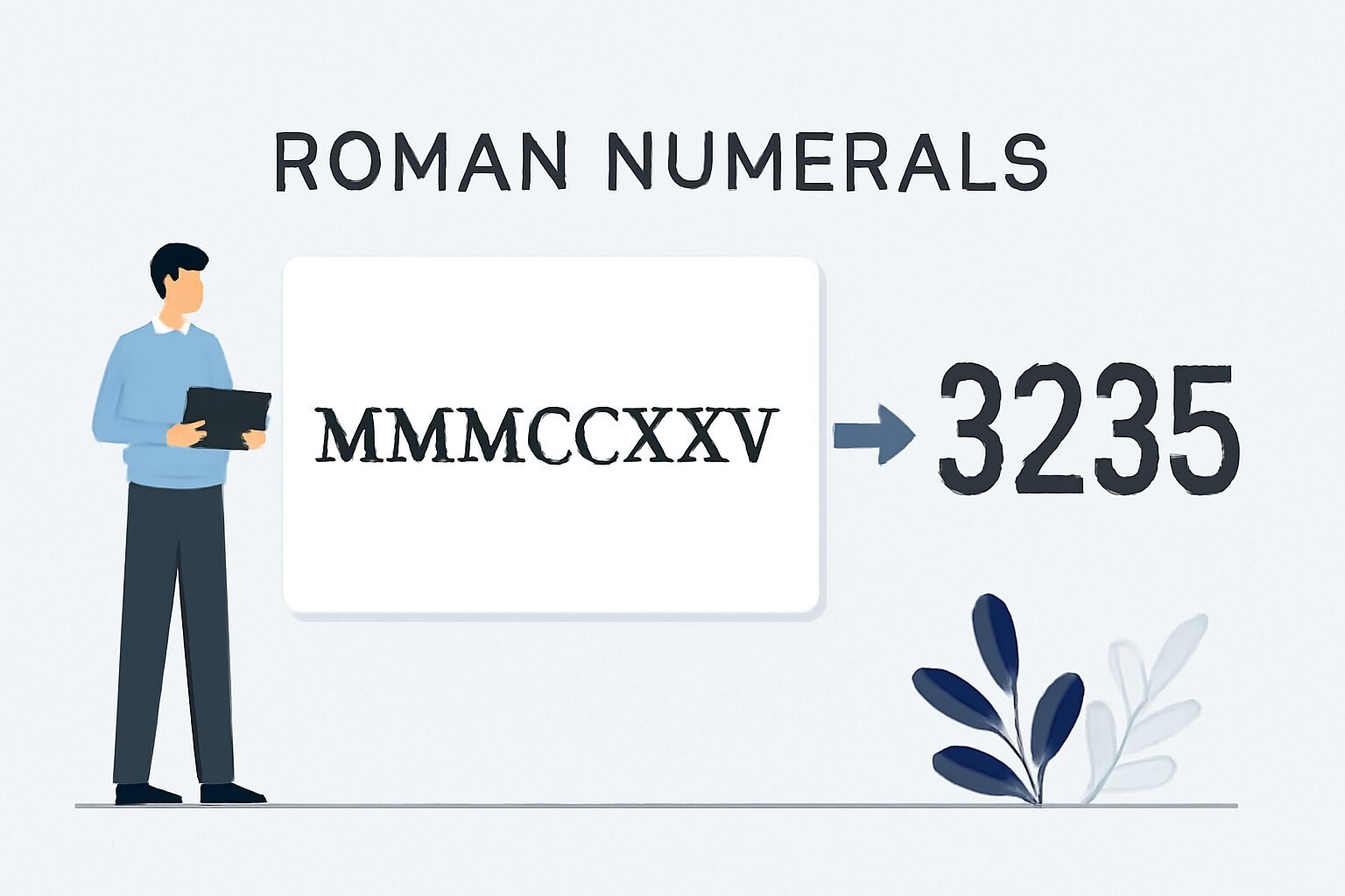 Roman Numerals: 3235