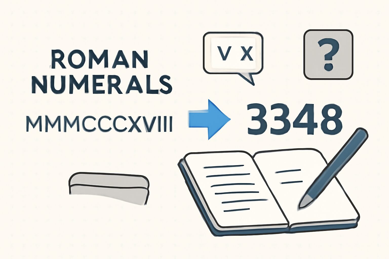 Roman Numerals: 3348