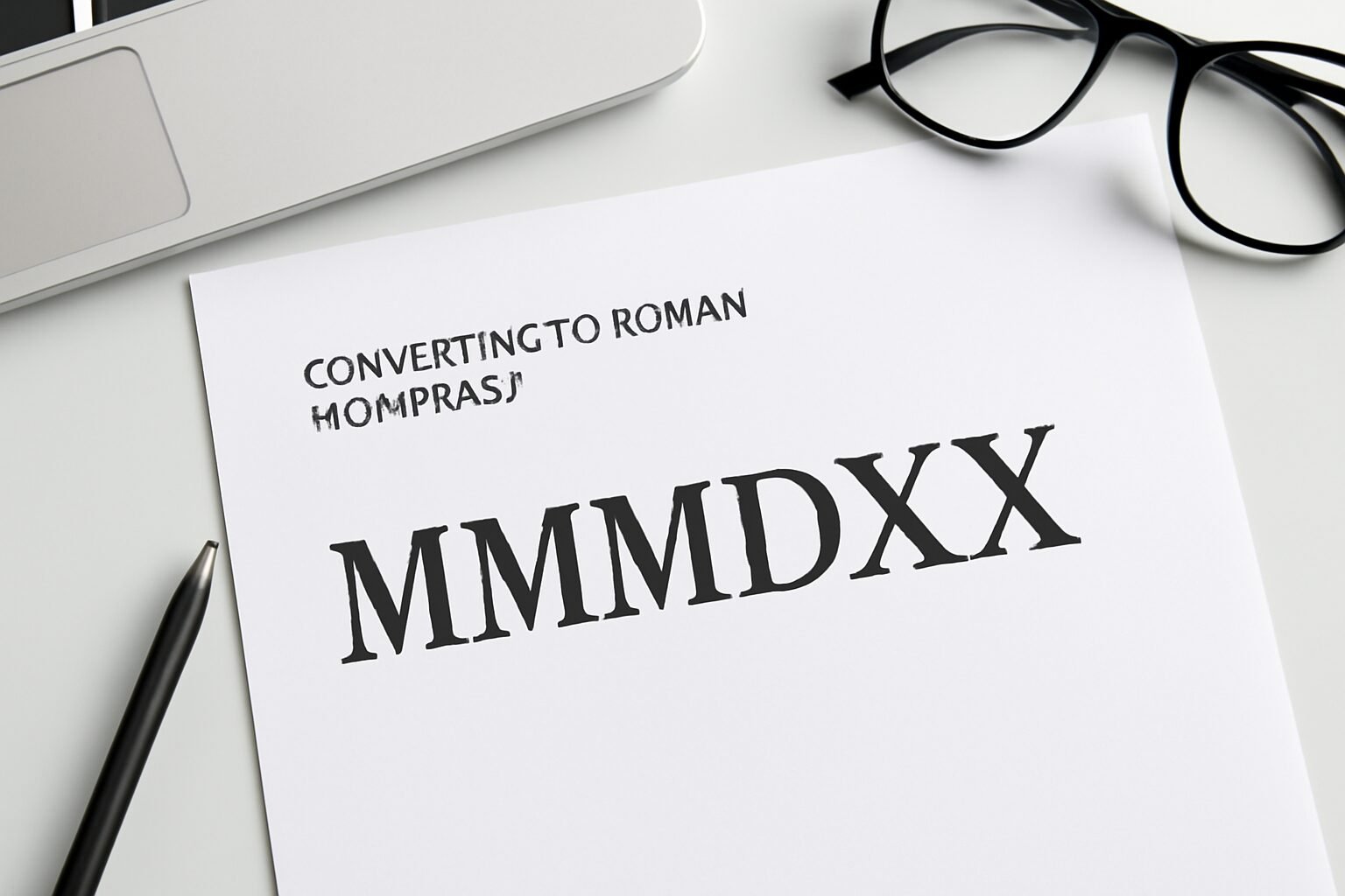 Roman Numerals: 3520