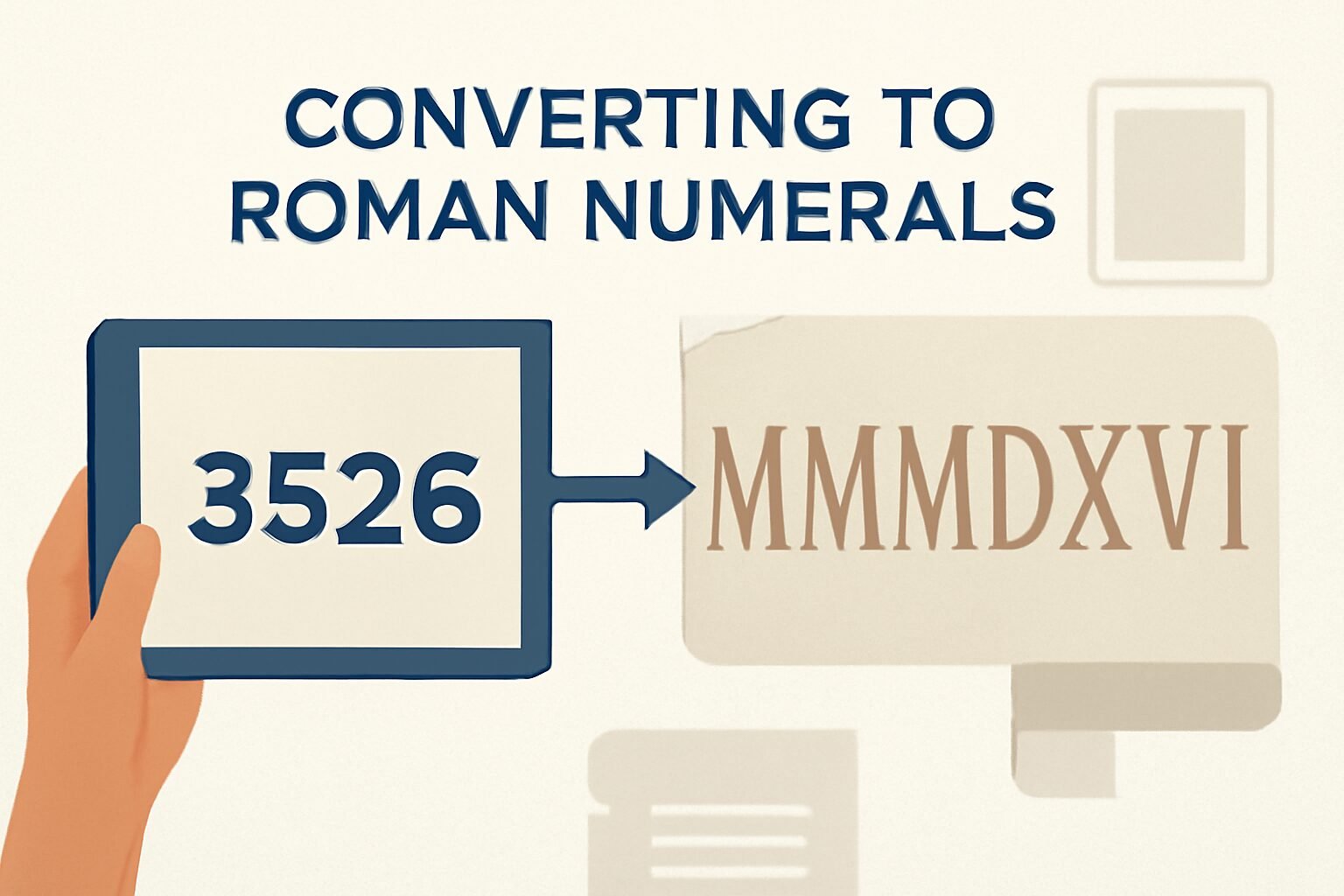 Roman Numerals: 3526