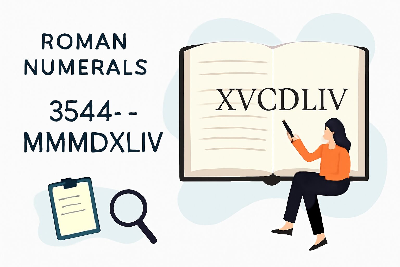Roman Numerals: 3544