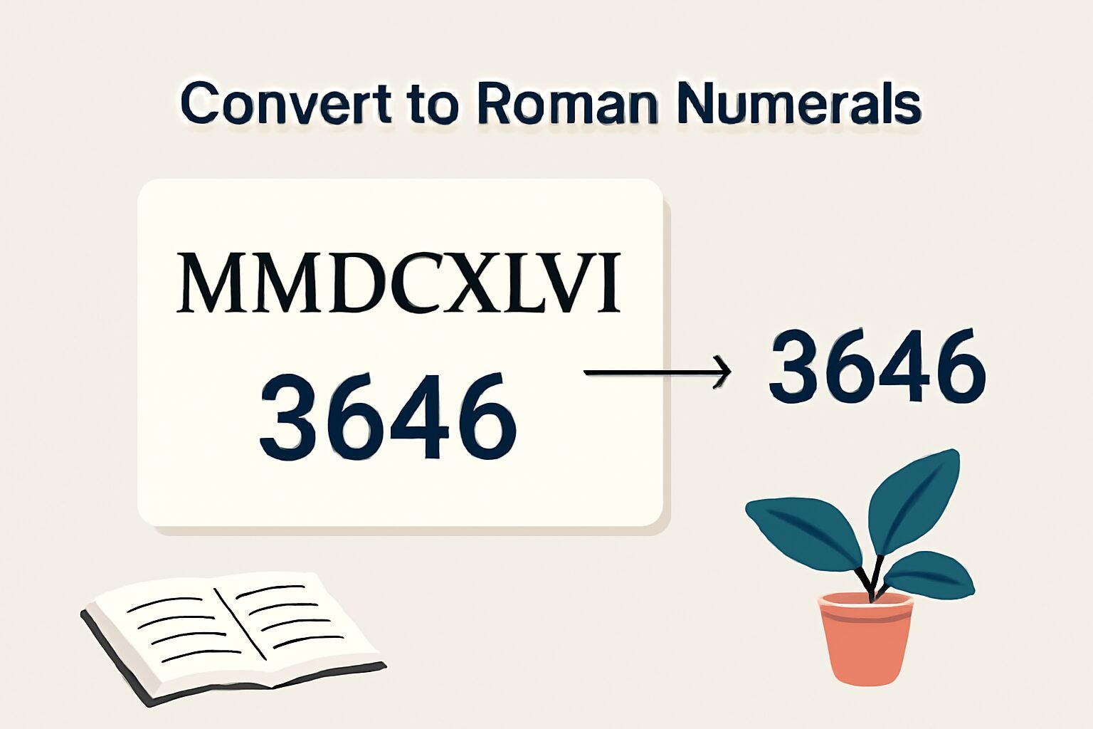 Roman Numerals: 3646