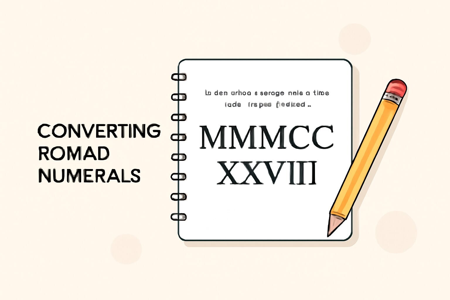 Roman Numerals: 3728