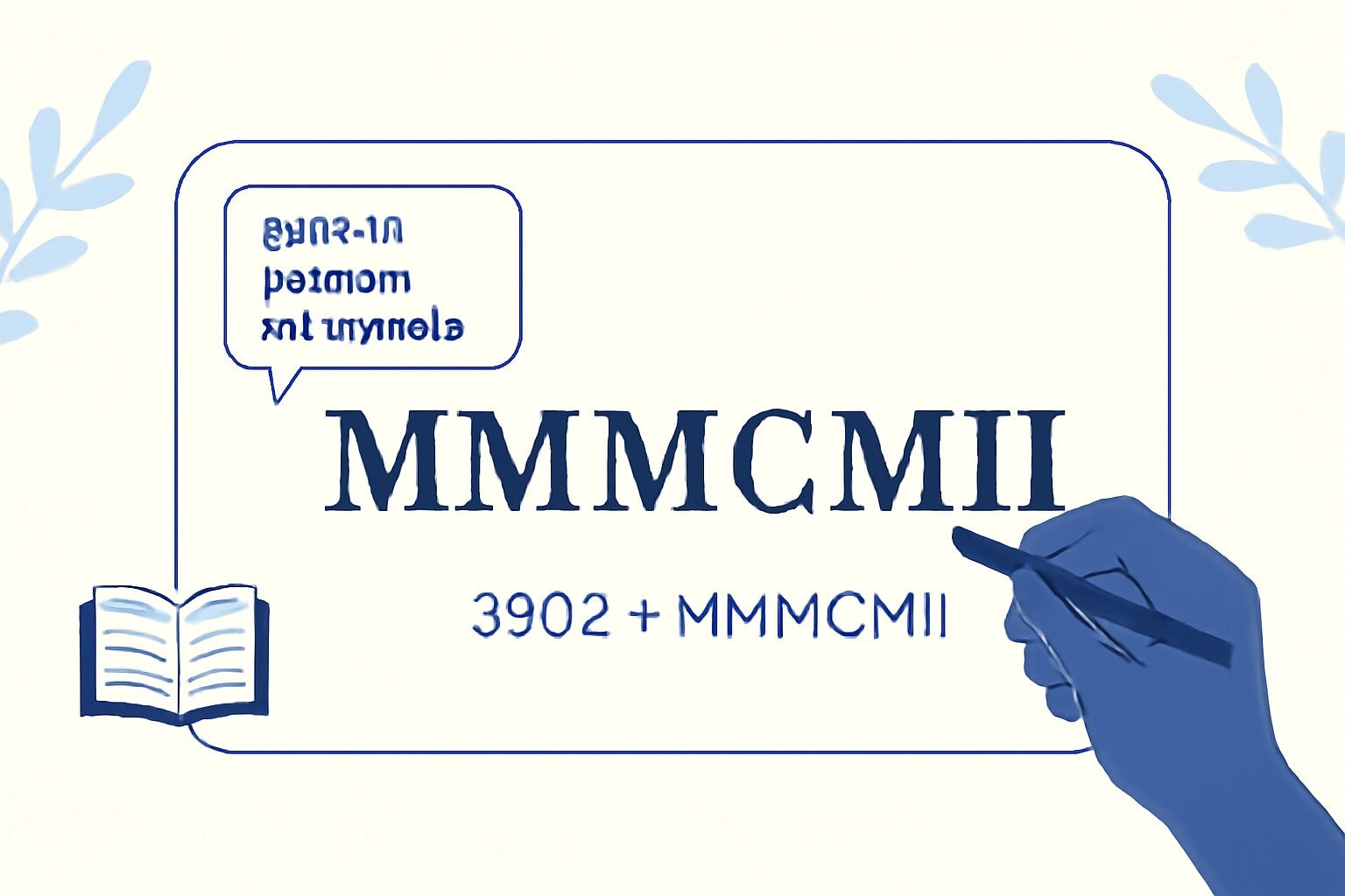 Roman Numerals: 3902