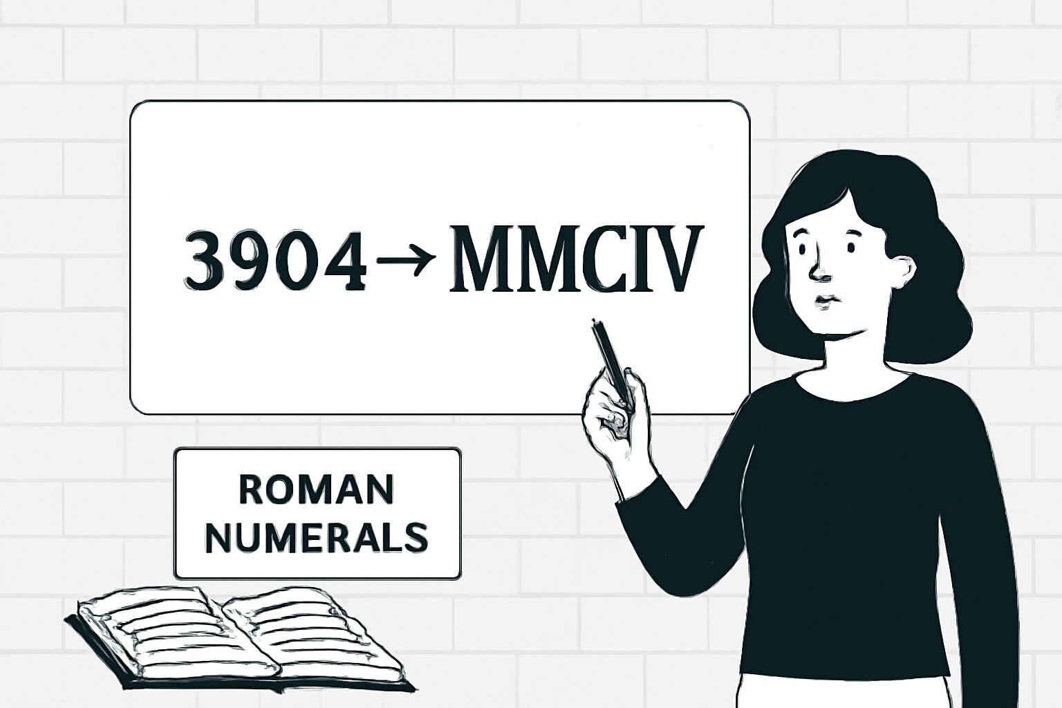 Roman Numerals: 3904