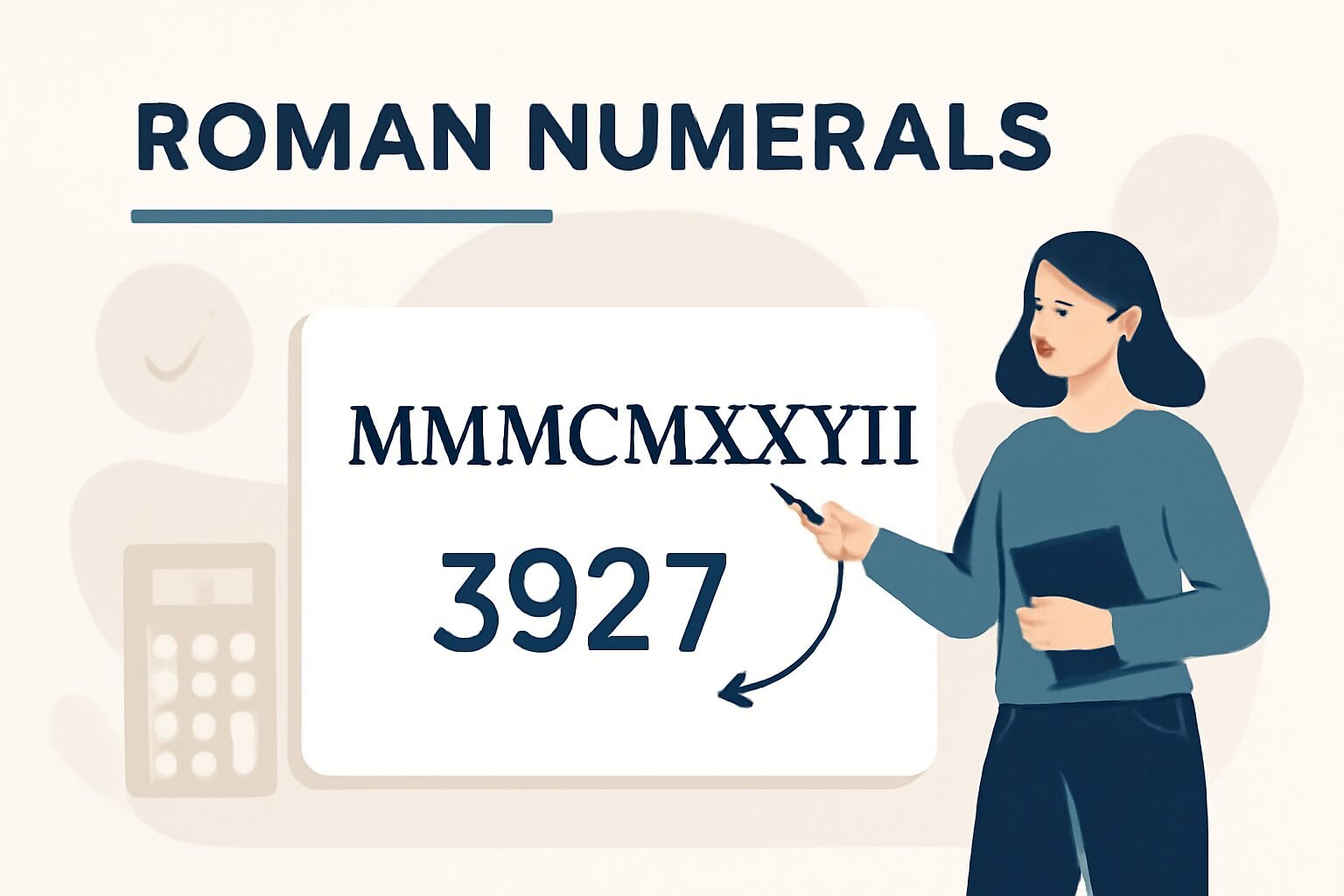 Roman Numerals: 3927