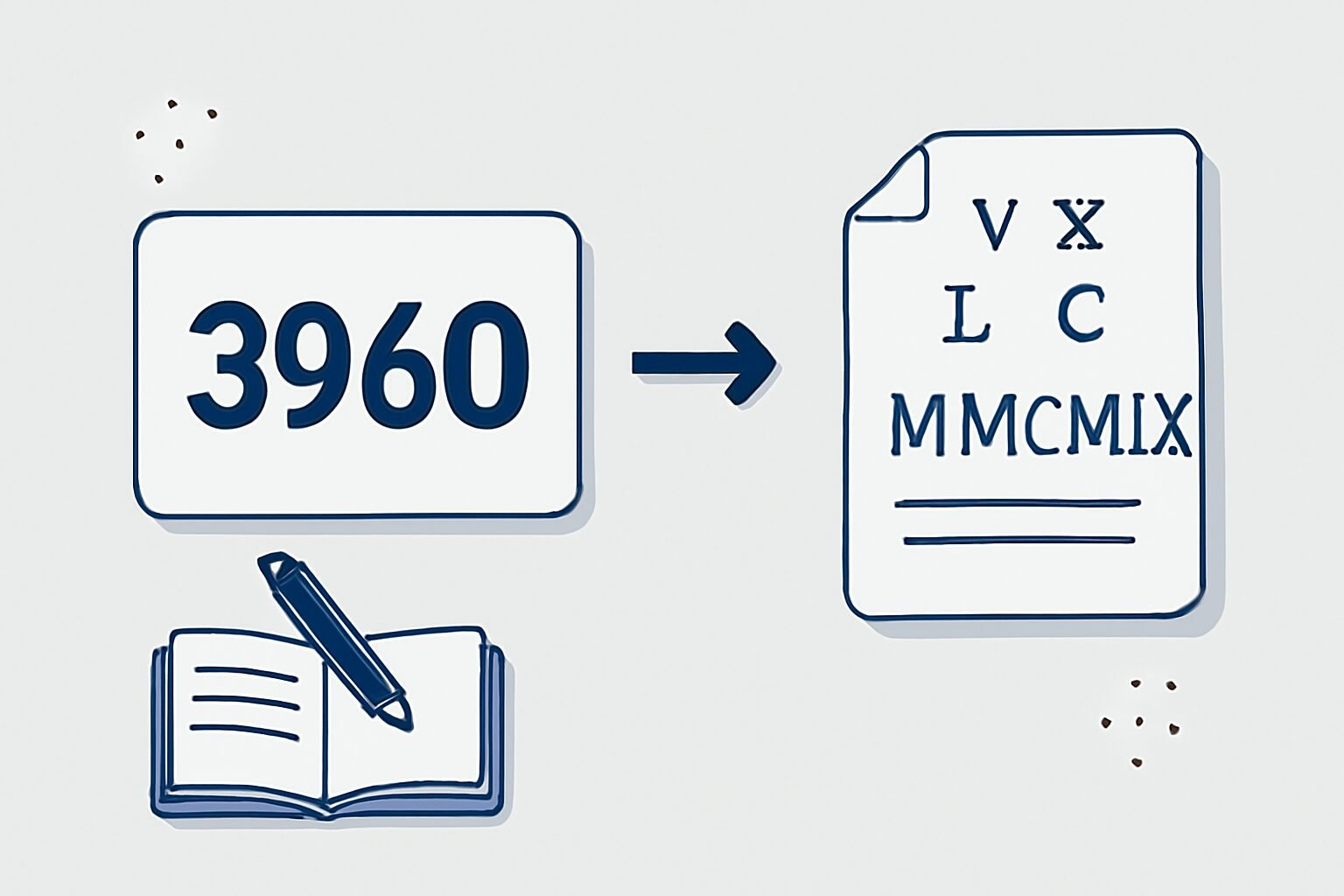 Roman Numerals: 3960