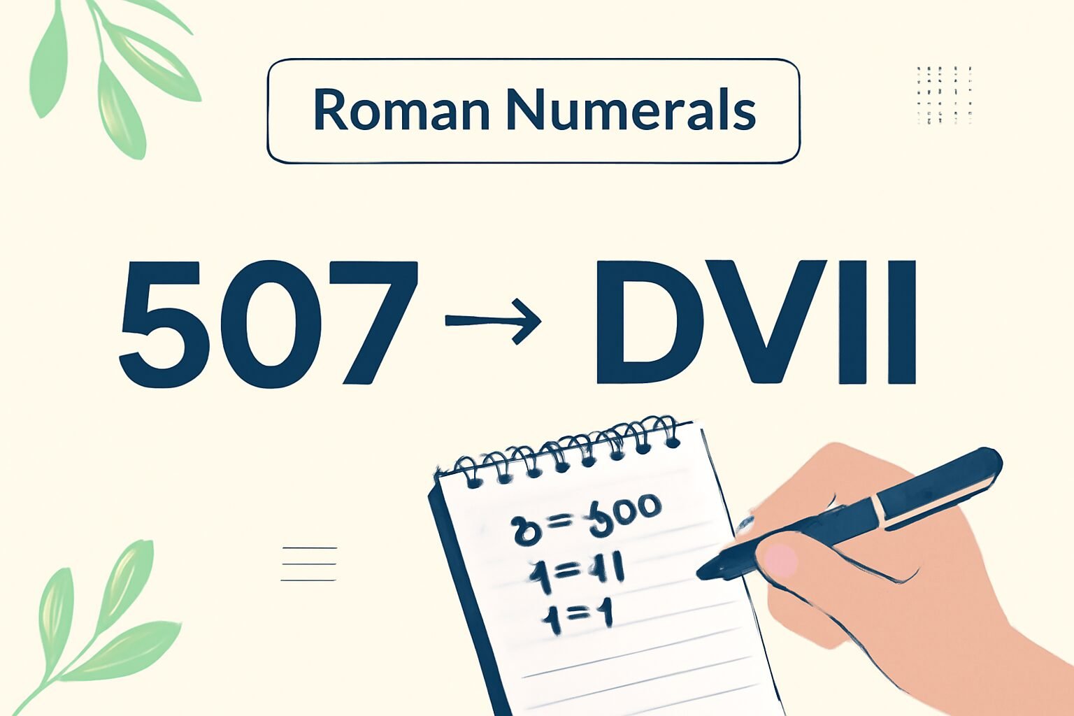 Roman Numerals: 507