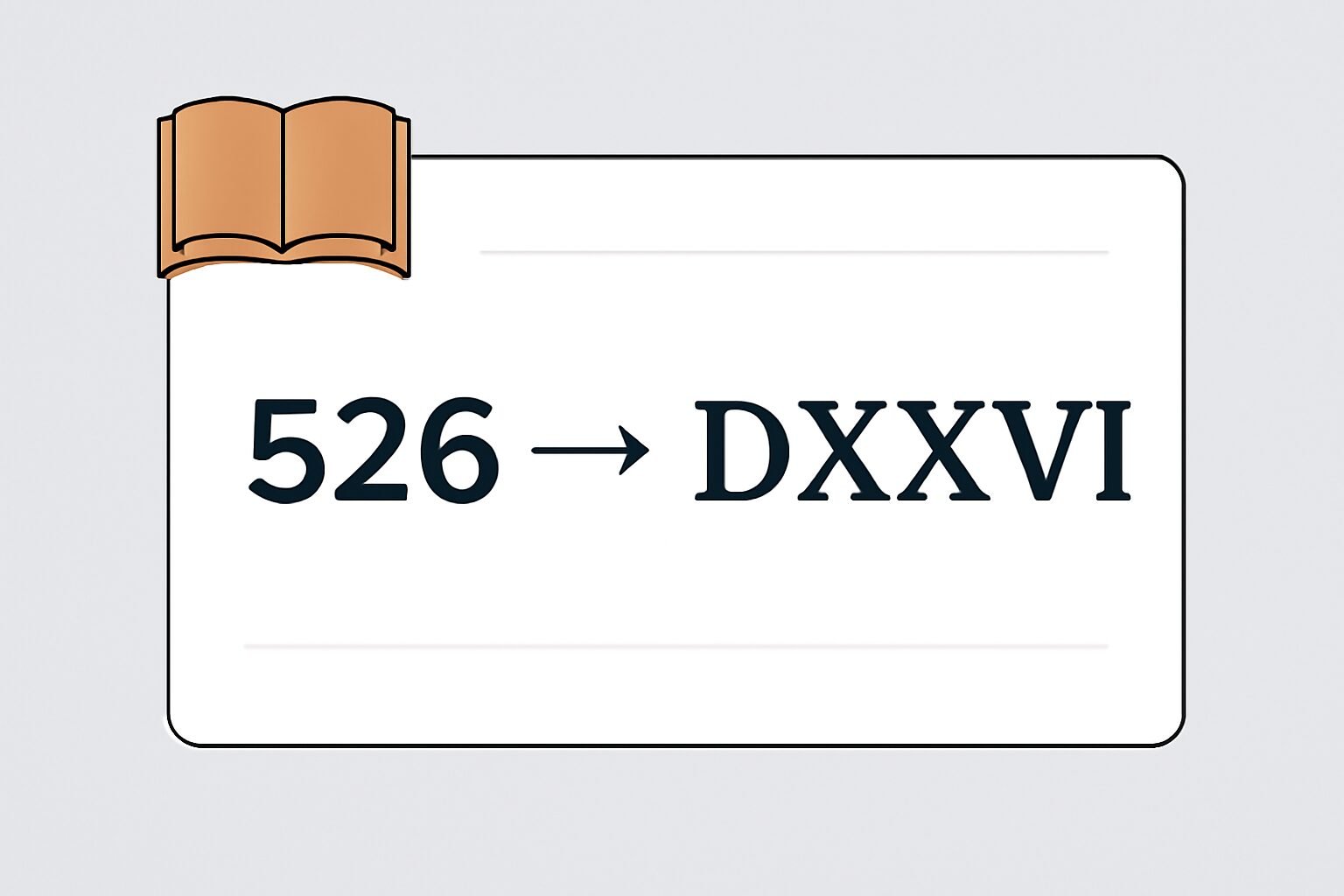 Roman Numerals: 526