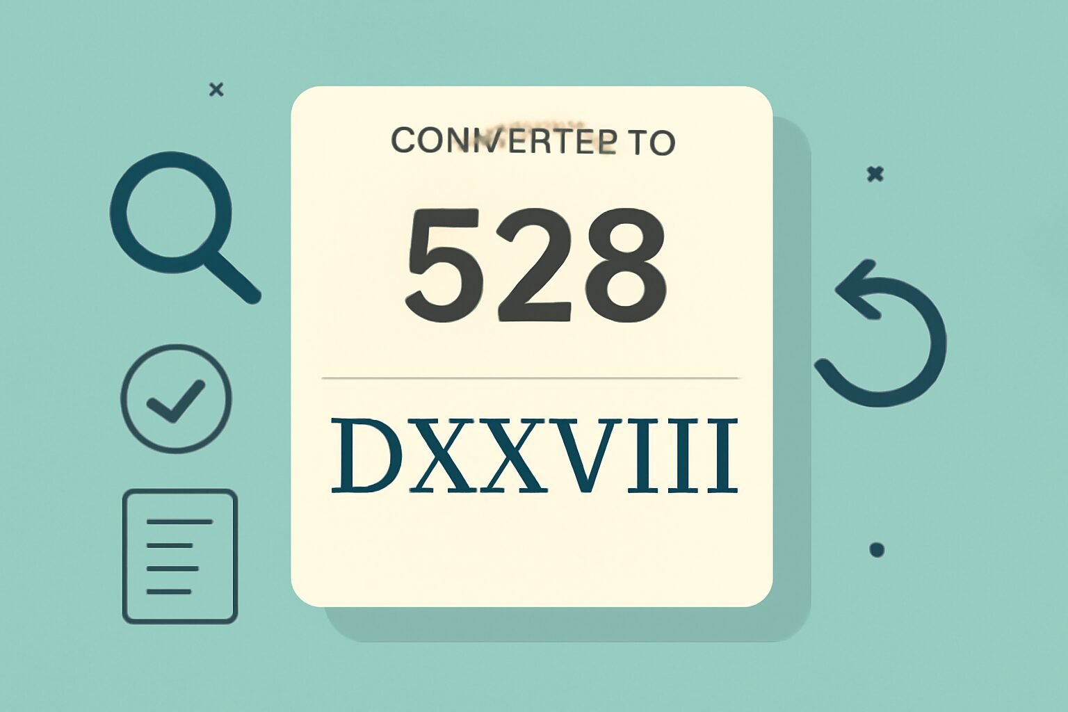 Roman Numerals: 528