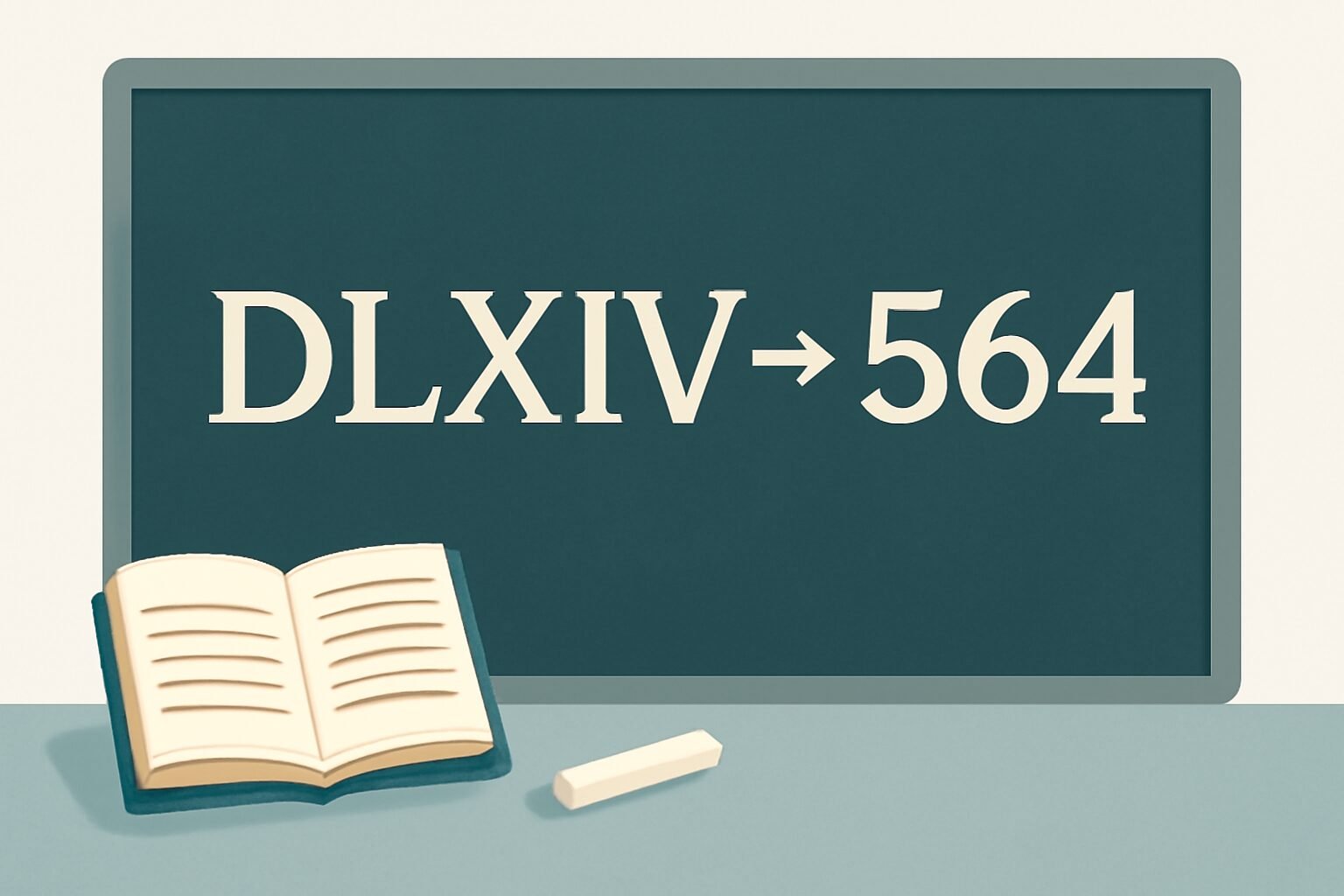 Roman Numerals: 564