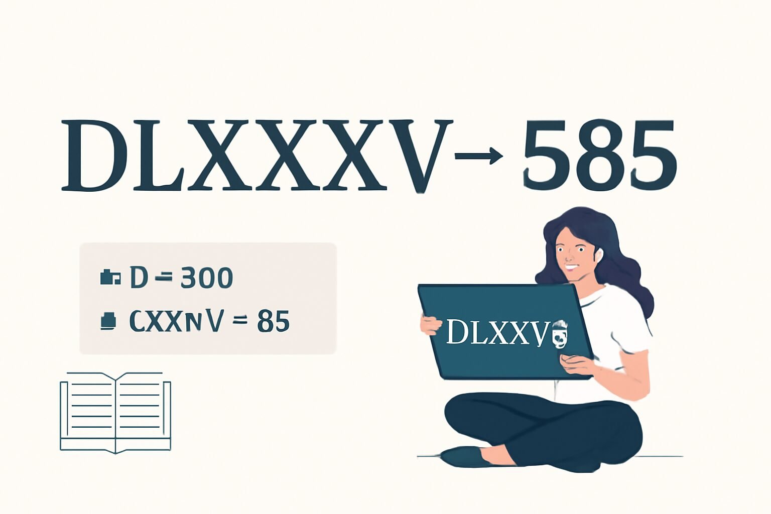 Roman Numerals: 585
