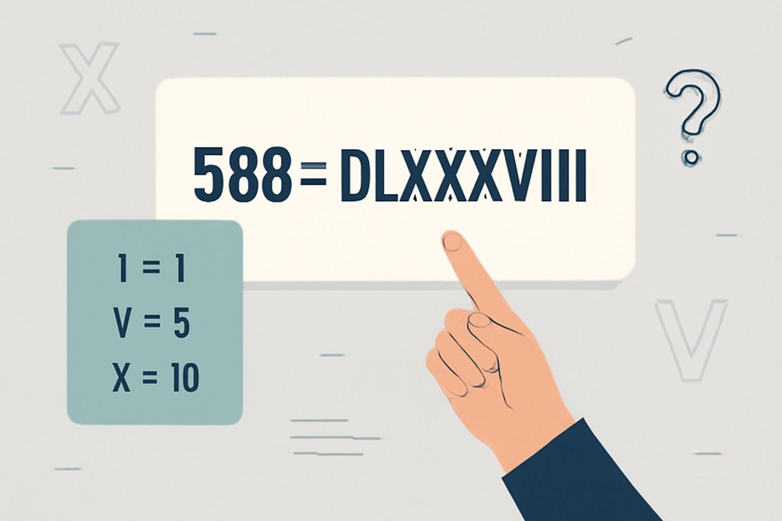Roman Numerals: 588