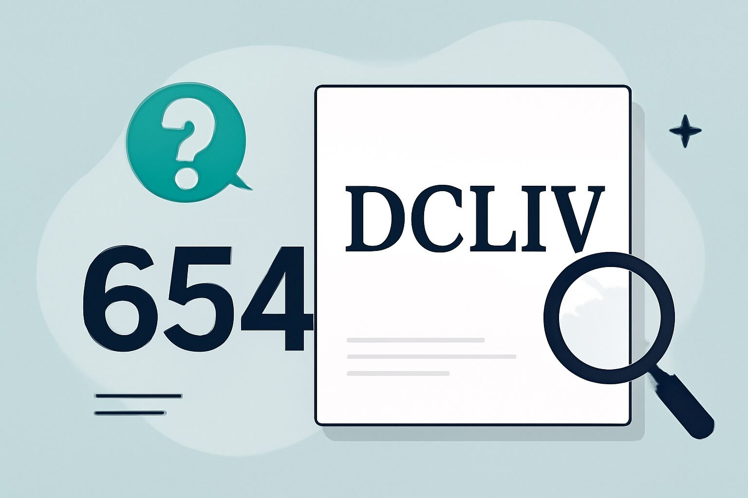 Roman Numerals: 654