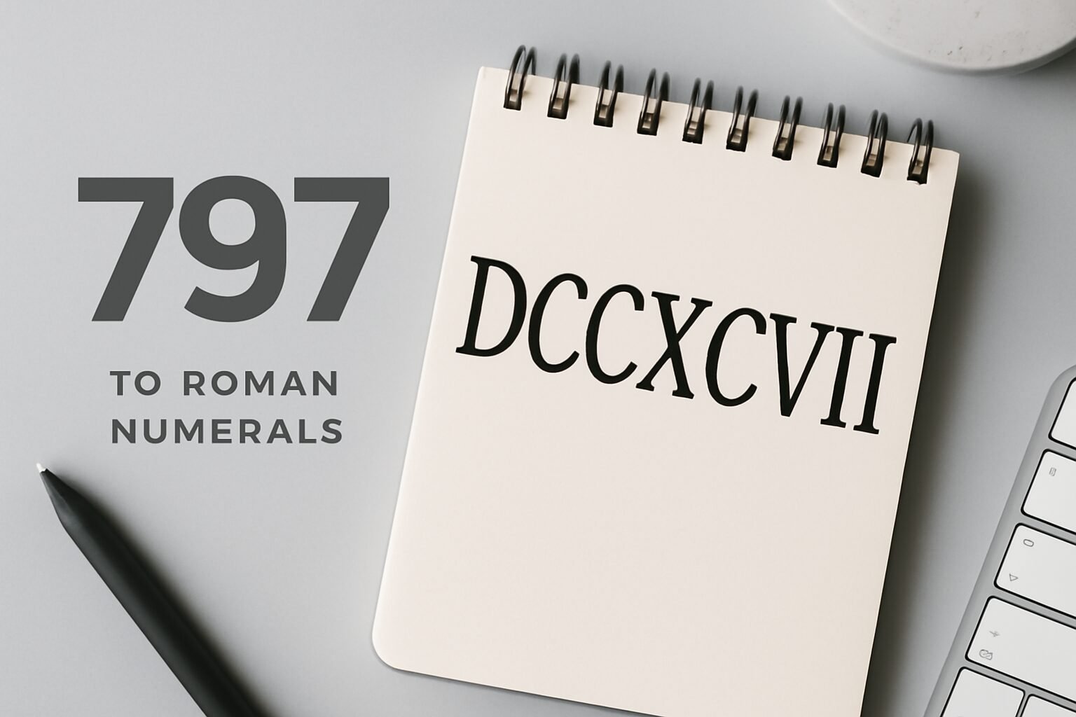 Roman Numerals: 797