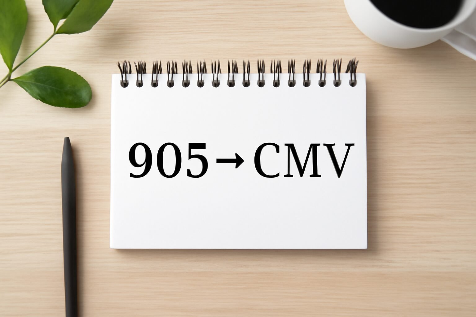 Roman Numerals: 905