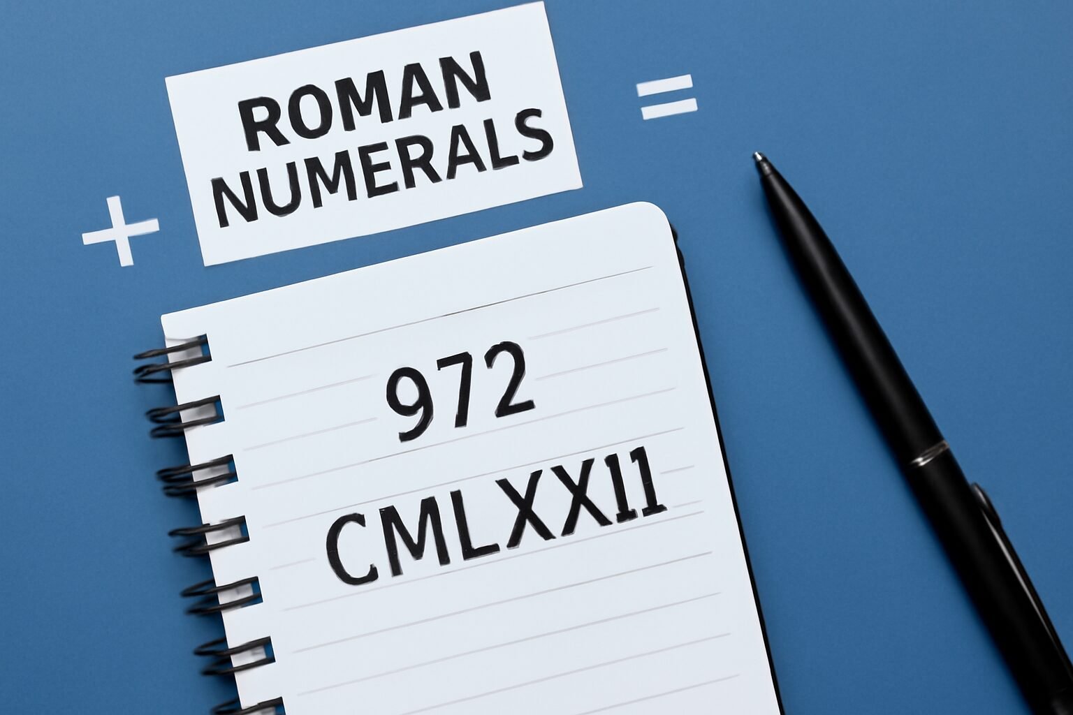 Roman Numerals: 972